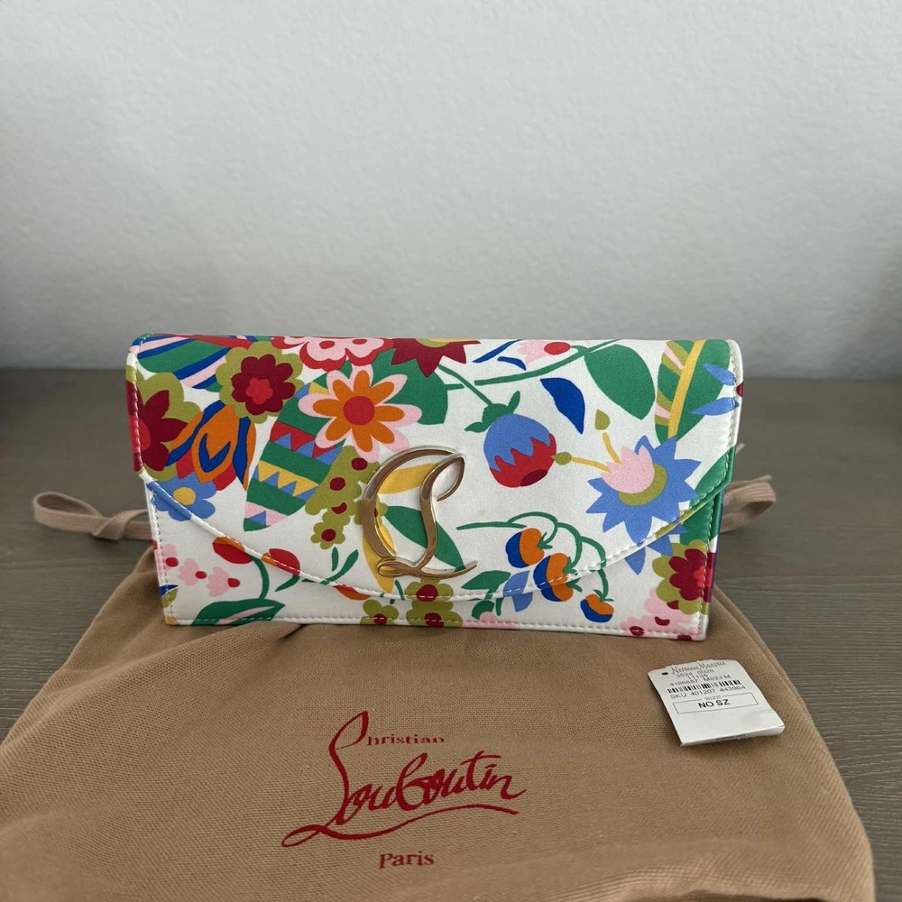 Christian Louboutin Multicolor Floral Wallet